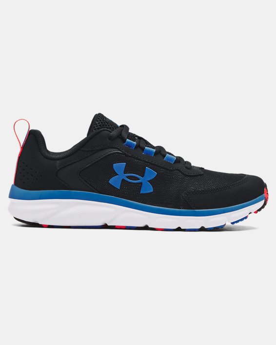 Boys' Grade School UA Assert 9 Running Shoes, Black, pdpMainDesktop image number 0